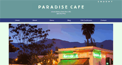 Desktop Screenshot of paradisecafe.com